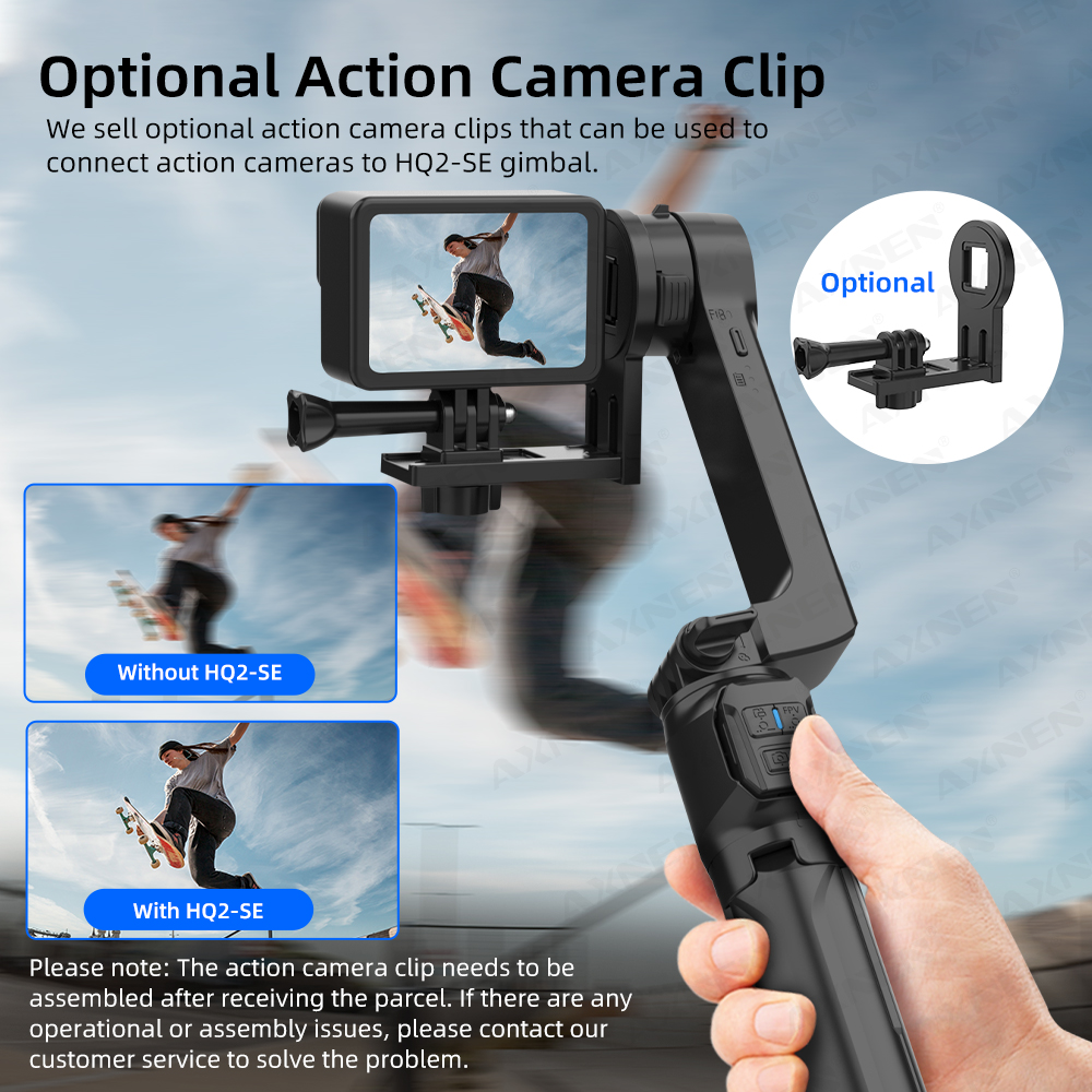 AXNEN HQ2-SE Mobile Phone Stab - Drone Gimbal For Gopro reseña y precio