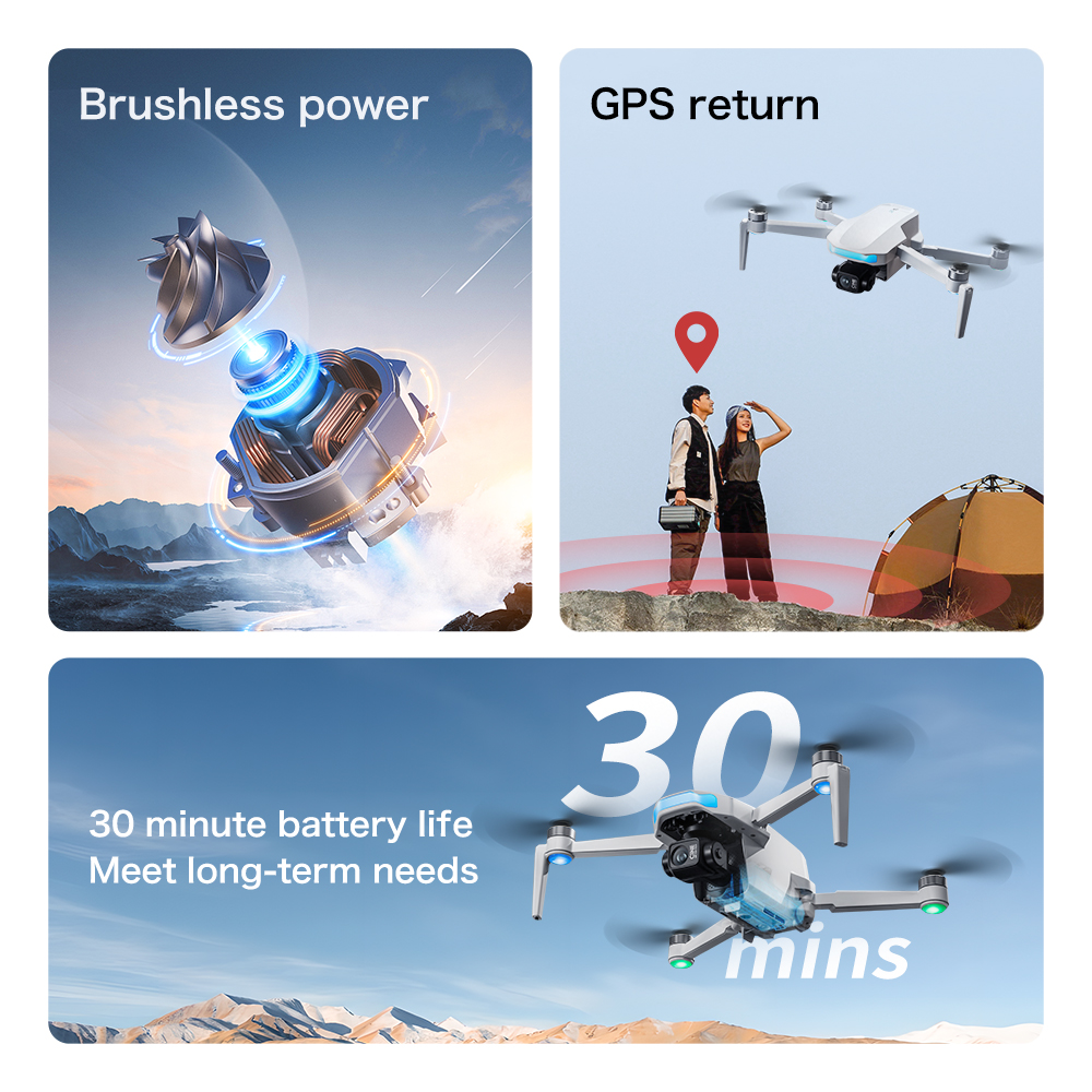 S-X1 MAX GPS Drone with 3-Axis - Drone Gimbal 3 Axis reseña y precio