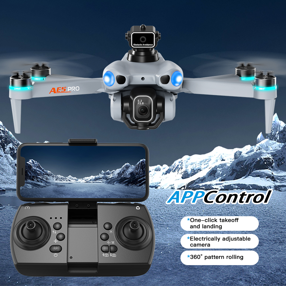 2026 New AE5 Pro Drone 8K HD 4 - Drone Gimbal Mount reseña y precio