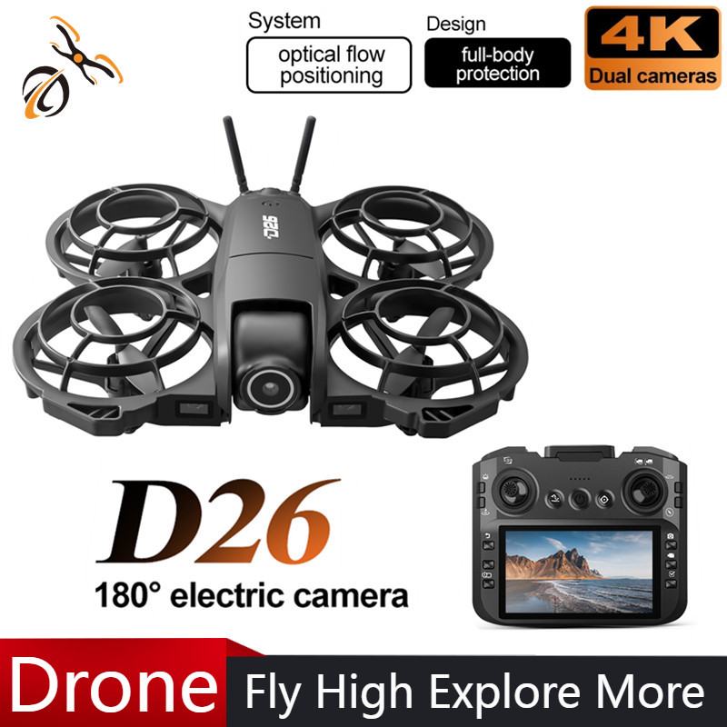 D26 Drone 4K Aerial HD 180° Ca - Drone Gimbal 2 Axis reseña y precio