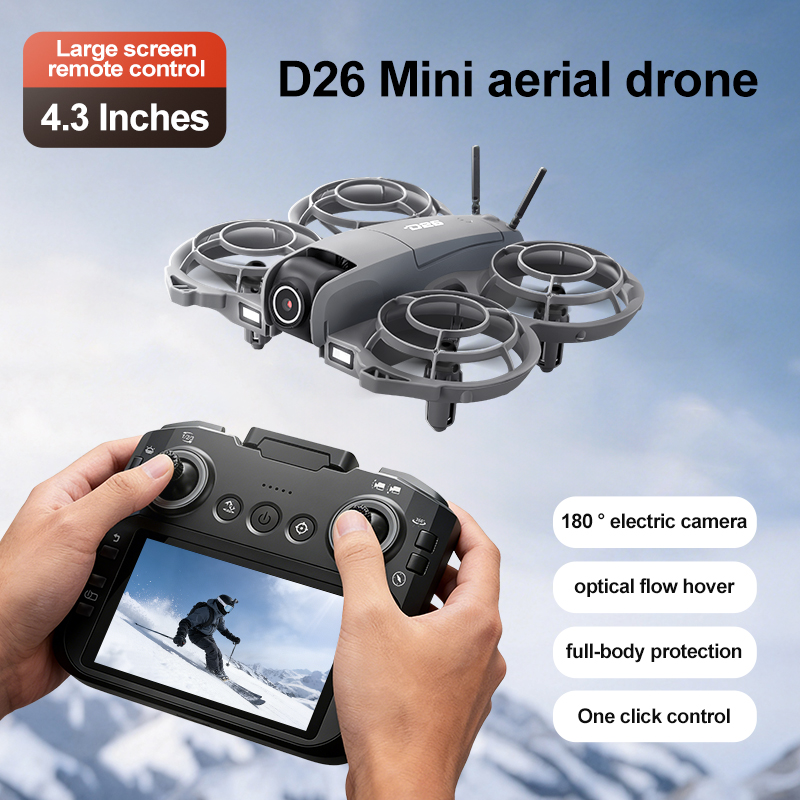 D26 Drone 4K Aerial HD 180° Ca - Drone Gimbal 2 Axis reseña y precio