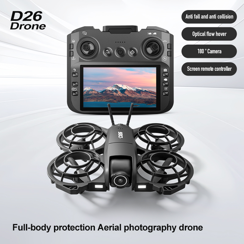 D26 Drone 4K Aerial HD 180° Ca - Drone Gimbal 2 Axis reseña y precio