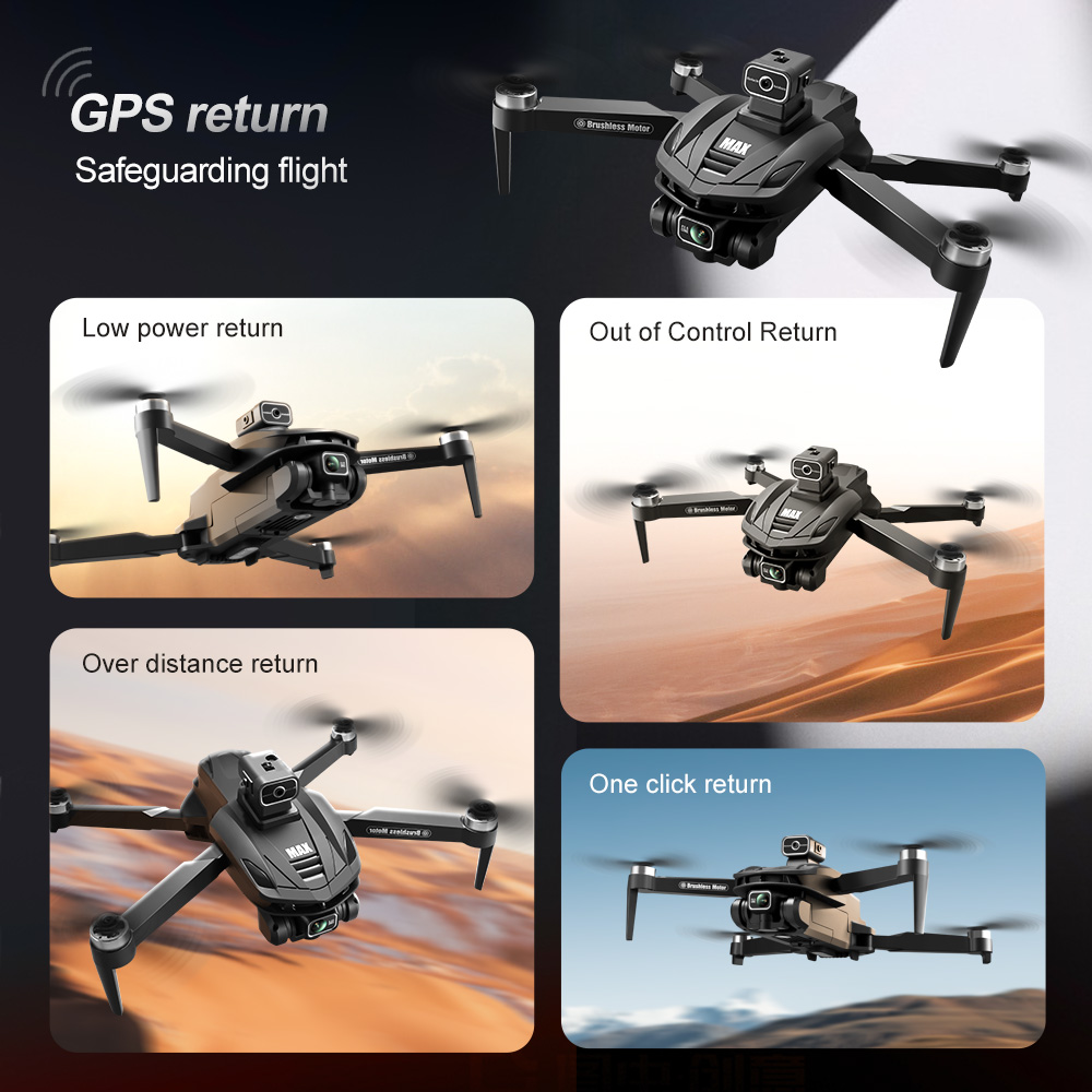 V168 PRO Max GPS Drone 8K Prof - Drone Gimbal Brushless reseña y precio