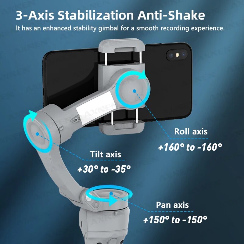 HQ6 3-Axis Gimbal Handheld Sta - Drone Gimbal For Gopro reseña y precio
