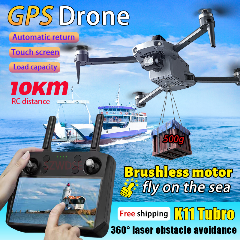 K11 Tubro Dual Camera GPS Dron - Drone Gimbal Mount reseña y precio