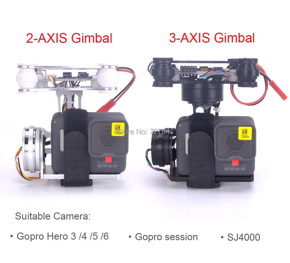 RTF FPV 3-AXIS / Lightweight 2 - Drone Gimbal For Gopro Hero reseña y precio