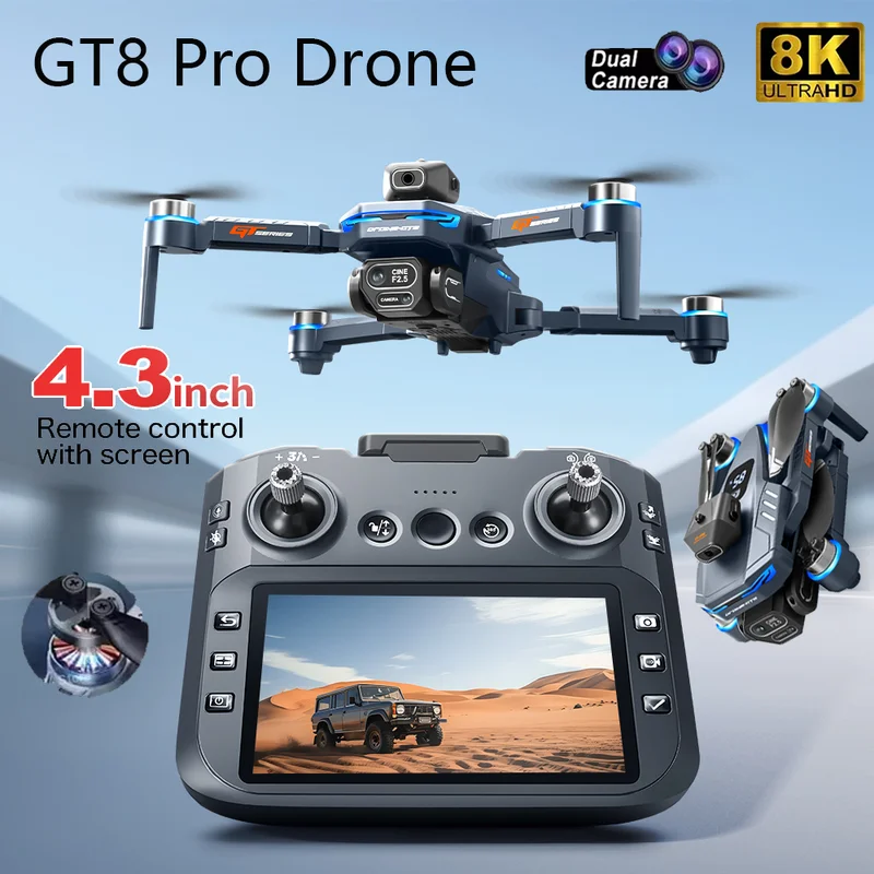 2026 New GT8 Drone GPS 8K Prof - Drone Gimbal Case reseña y precio