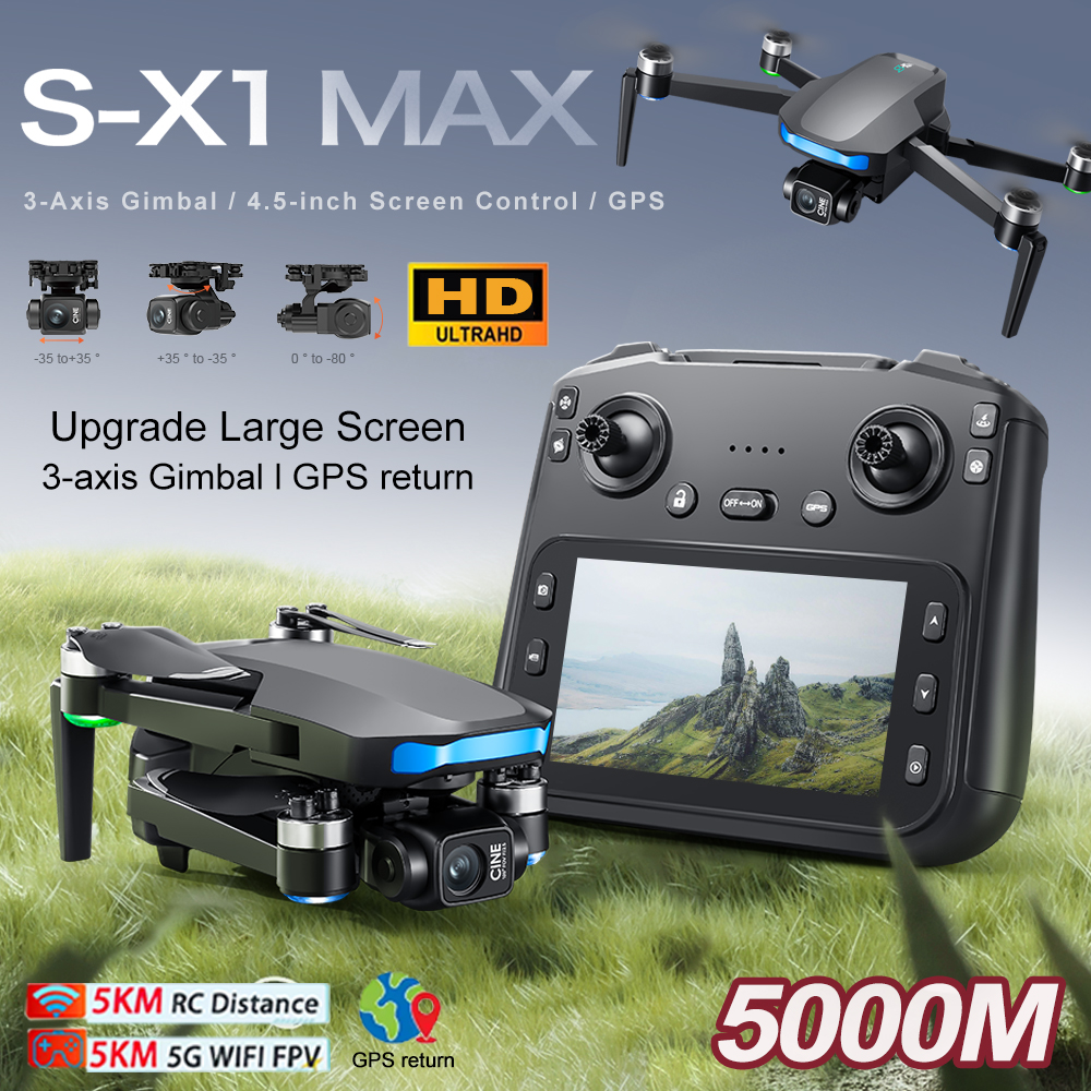 New S-X1 MAX Drone GPS 8K Prof - Drone Gimbal Case reseña y precio